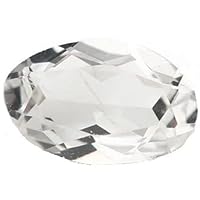 White Cubic Zirconia AAA Quality 7x9 mm Diamond Cut Oval Shape 50 pcs Loose Gemstone