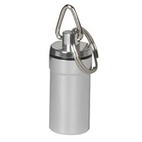 Ezy Dose Deluxe Silver Coated Pill Fob Keychain