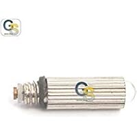 G.S Child LARYNGOSCOPE Bulb 2.5V, 0.28 AMP, 1/8-72 NS3 Thread, 20 Hours Life, TL-1 LAMP Nickel Plated, Vacuum (Pack of 6)