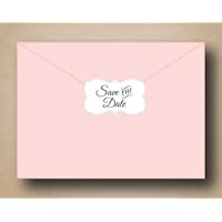 Save The Date Envelope Seals Set of 2 Ornate Custom Save The Date Label Set of 2 Wedding Invitation Envelope Seals Set of 2 Save The Date Sticker Save The Date Ideas