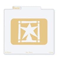 Sizzix Simple Impressions Embossing Folder - Icon, Star w/Treetop