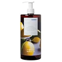 Basil Lemon Shower Gel 1 L Body cleanser.