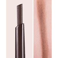 2018 3D stereoscopic Double automatic rotation eyebrow pencil dual-use waterproof and sweat with a brush (Dark Brown)
