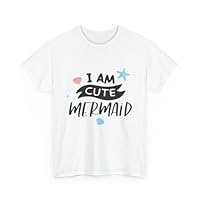 Cute Mermaid Heart-Warming Tee - Lovely Charismatic Ocean Guardian Unisex Cotton T-Shirt