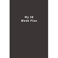 My 38 Week Plan: Lined notebook My 38 Week Plan: Lined notebook Paperback