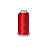 1 cone of Commercial Polyester Embroidery Thread Kit - Christmas Red Bright P532-5500 yards - 40wt