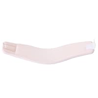 Cervical Collar Neck Support Brace Soft Foam White Adjustable for Neck Pain Relief (S, 44x9cm)