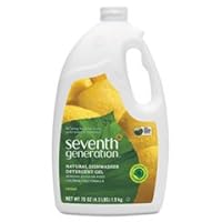 (3 Pack Value Bundle) SEV22831CT Natural Automatic Dishwasher Gel, Lemon Scent, 70 oz Bottle