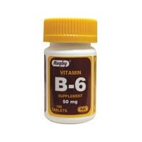 Rugby Vitamin B-6 50 mg 50 mg 100 Tabs