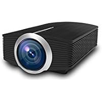 Mini Portable Projector, 1600 Lumens Home Entertainment Video Projector Movie Theater LED Multimedia Projector Support HD 1080P for PC Laptop PS4 XBOX Smartphone Android iPhone TV Box