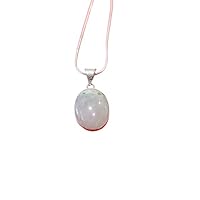 Rainbow Moonstone Pendant 925 Sterling Silver Gemstone Necklace Gift Jewelry