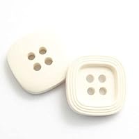 20PCS Square 4-Holes Resin Buttons Four Eye Paint Coat Windbreaker Button Color Spot Women Buttons Accessories 18-30mm (Color : Beige, Size : 30MM)