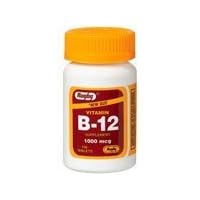 Rugby Vitamin B-12 1000mcg as Cyanocobalamin 100 tablets