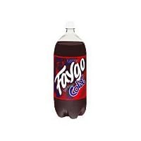 Faygo cola, 2-liter plastic bottle