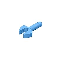 Gobricks GDS-1000 Bar 1L with Clip Mechanical Claw Compatible with Lego 48729 All Major Brick Brands Toys,Building Blocks,Technical Parts,Assembles DIY (50 PCS,102 Medium Blue(052))