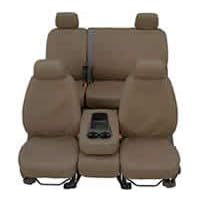 Covercraft SeatSaver Front Row Custom Fit Seat Cover for Select Toyota RAV4 Models - Waterproof (Taupe)