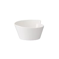 Villeroy & Boch New Wave Small Round Porcelain Rice Bowl, 15.5 oz, White
