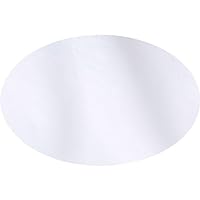White Linen Tablecloth 60x90 Oval Italian Luxury Made in US