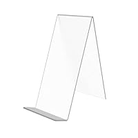 FixtureDisplays Returned item Plaxiglass Clear Plexiglass Acrylic Easel Book Picture Holder with 1.75