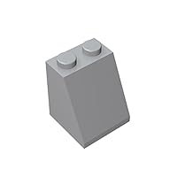 Gobricks GDS-620 ROOF Tile 2X2X2/65 DEG. Compatible with Lego 3678 Sloping Tiles All Major Brick Brands Toys Building Blocks Technical Parts Assembles DIY (500 PCS,194 Light Bluish Gray(071))