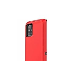 Case for Galaxy A03 Core Defender Series Cover Red Black