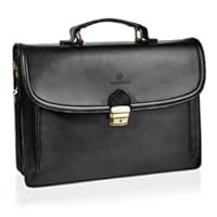 Men's leather briefcase CLASSY