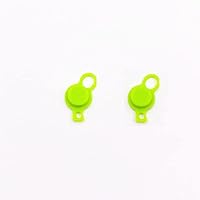 2PCS Replacement C-Stick C Key Cap Analog C Joystick Stick Cap Cover for New 3DS / New 3DS XL/New 3DS LL 2015 Green