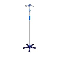 Portable Bag Stand Stainless Steel Infusion Stand Height Adjusts from 43.3