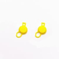 2PCS Replacement C-Stick C Key Cap Analog C Joystick Stick Cap Cover for New 3DS / New 3DS XL/New 3DS LL 2015 Yellow