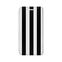 RW2297 Black and White Vertical Stripes Flip Case Cover for iPhone 5 5S SE