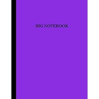 Big Notebook: 500 Pages College Ruled | Giant Composition Journal Notebook | Extra Large, 8.5 x 11 Inches | Purple