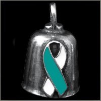 Cervical Cancer Awareness Gremlin Bell guardian ride compatible with harley motorcycle spirit