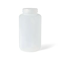 United Scientific Supplies 33314 | Laboratory Grade Polypropylene 4L Wide Mouth Reagent Bottle | Designed for Laboratories, Classrooms, or Storage at Home | 4,000mL (128 oz) Capacity | 1 Each, Clear