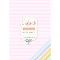 Infant Childcare Log: Nanny Log Book for Toddler Baby’s Daily Report In-Home Preschool, Daycare Record