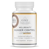 OMI WELLBEAUTY Hunger Control with Saffron Extract Plus Gloslim Spicefruit, Supports Mood and Healthy Weight, Keto Pills, 60 Count