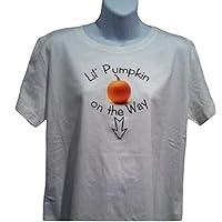 Lil pumpkin on the way funny maternity shirt halloween maternity announcement