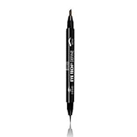 Milani Eye Tech Define - 2-in-1 Brow + Eyeliner Felt-tip Pen, Dark Brown/Black, 0.04 Fluid Ounce