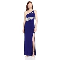Hailey Logan by Adrianna Papell Juniors Embellished One Shoulder Dress