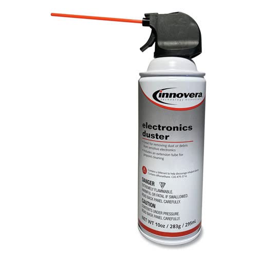 Innovera IVR10012 10 oz. Compressed Air Duster Cleaner (2/Pack)