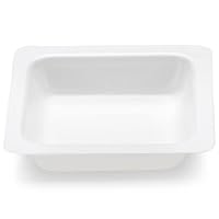 Weighing Boats by Globe Scientific, Square Shaped, Bendable Polystyrene, Disposable Scale Trays for Weighing & Mixing Liquid & Powder, Antistatic, 10mL Capacity, White, Case of 500 (3619-10)