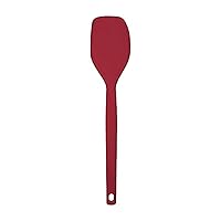 Tovolo Elements All Silicone Spatula for Scraping, Spreading Food, Mixing, Prep Processing and More, Cayenne