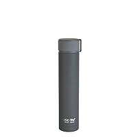Asobu Skinny Mini Fashon Forward Double Walled Stainless Steel Insulated Water Bottle Bpa Free 7.8 oz (Smoke)