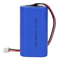 18650 Lithium Battery Pack 7.4V 3800mAh Rechargeable Battery with XH Plug for Flashlight Power Bank Power Tools,1 pcs