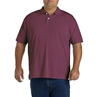 DXL Big + Tall Essentials Men's Big and Tall Jersey Polo Shirt