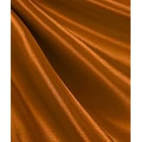 Copper Satin Fabric - by The Yard