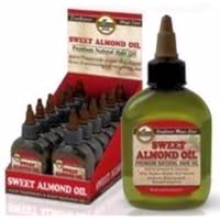 Difeel Premium Natural Hair Care Oil - Sweet Almond Oil 2.5 Ounce (2-Pack)