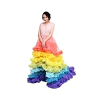 Rainbow Maternity Dress