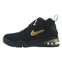 Nike AJ7922-001 Men's Air Force Max CB Basketball Shoes Black Metallic Gold