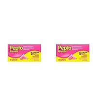 Pepto-Bismol Caplets, 40 Count (Pack of 2)