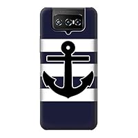 R2758 Anchor Navy Case Cover for ASUS ZenFone 7 Pro